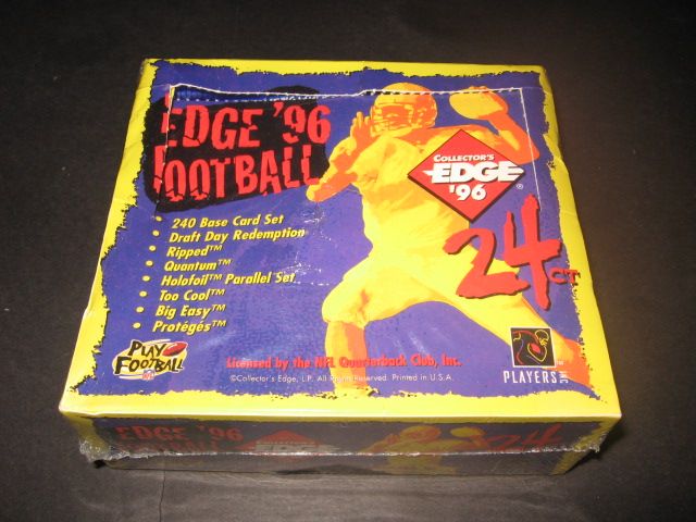 1996 Collector's Edge Football Football Box