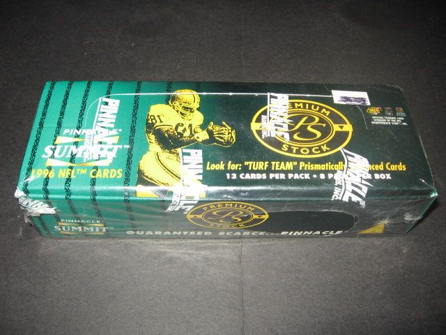 1996 Pinnacle Summit Premium Stock Football Box