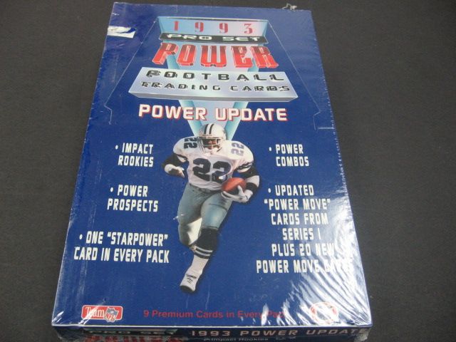 1993 Pro Set Power Football Update Box