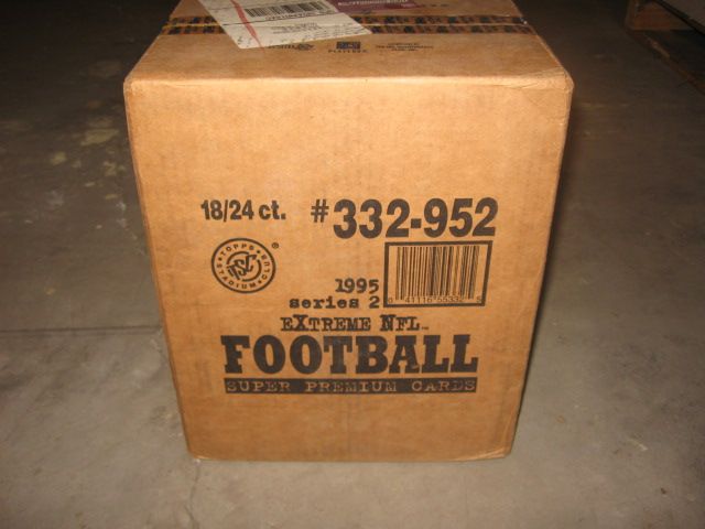 1995 Topps Stadium Club Football Series 2 Case (18 Box)