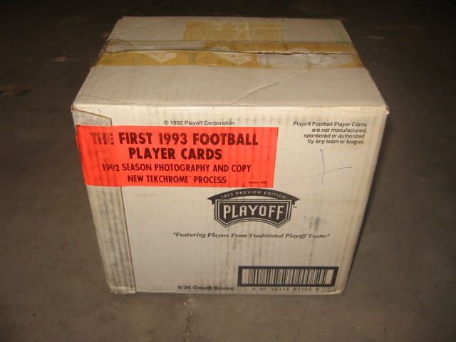 1993 Playoff Preview Edition Football Case (8 Box)