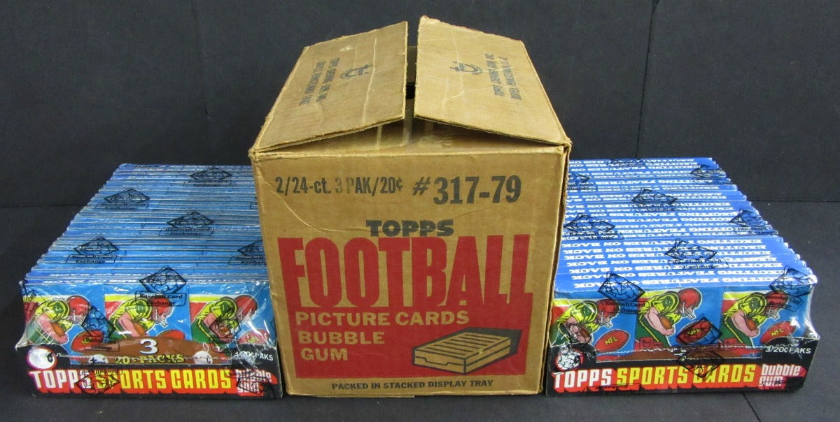 1979 Topps Football Unopened Wax Tray Case (2/24) (BBCE)