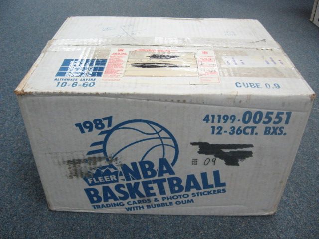 1987/88 Fleer Basketball Unopened Wax Case (12 Box) (Sealed)