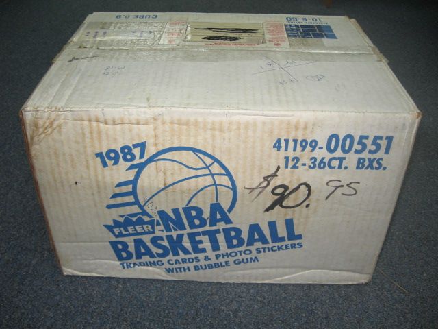 1987/88 Fleer Basketball Unopened Wax Case (12 Box) (Sealed)