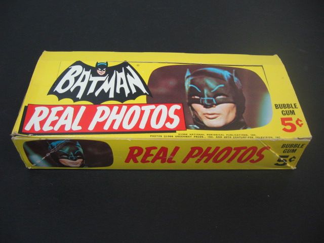 1966 Topps Batman Color Photos Bat Laffs Unopened Wax Box