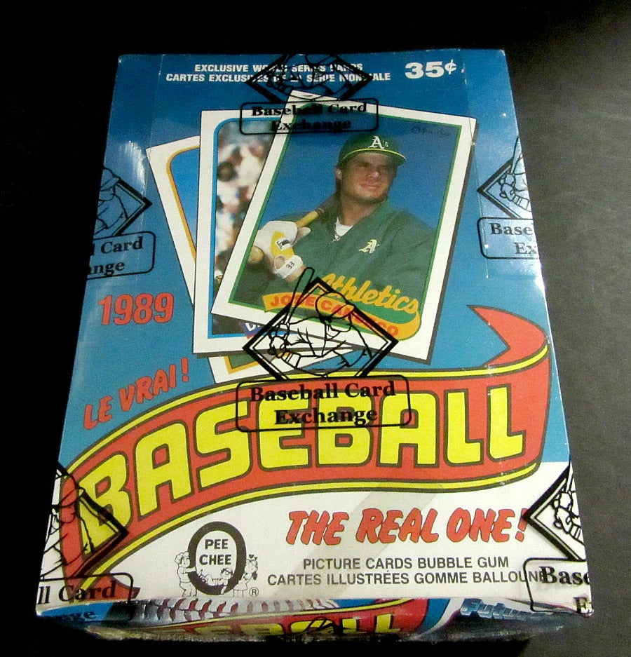 1989 OPC O-Pee-Chee Baseball Unopened Wax Box (Tape) (BBCE)