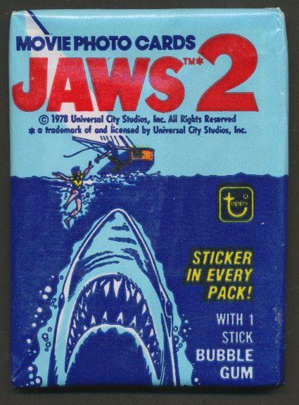 1978 Topps Jaws 2 Unopened Wax Pack