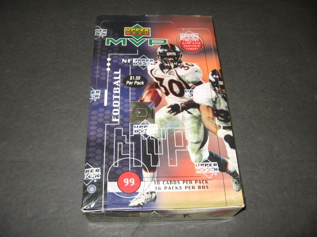 1999 Upper Deck MVP Football Box (Retail)