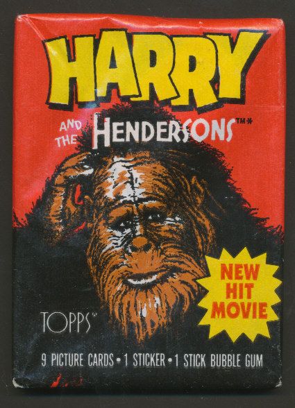 1987 Topps Harry and the Hendersons Unopened Wax Pack