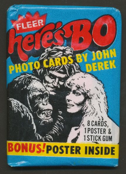 1981 Fleer Here's Bo Unopened Wax Pack