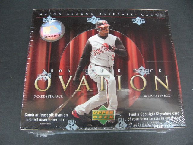 2006 Upper Deck Ovation Baseball Box (Hobby)