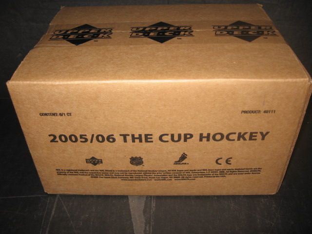 2005/06 Upper Deck The Cup Hockey Case (6 Box)