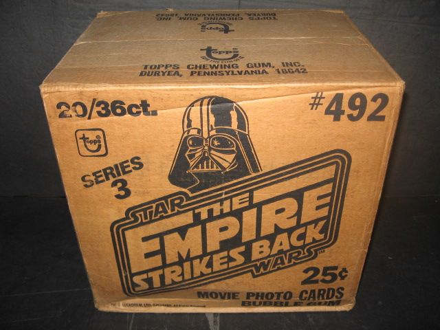 1980 Topps Empire Strikes Back Series 3 Unopened Wax Case (20 Box) (Authenticate)