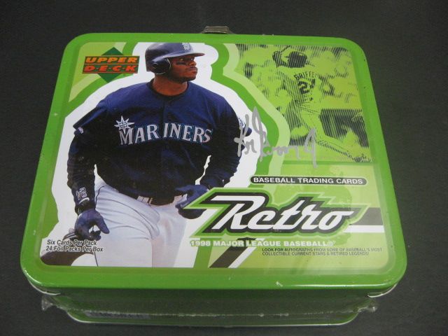 1998 Upper Deck Retro Baseball Box (Lunch Box)