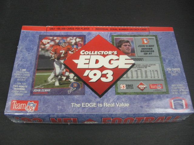 1993 Collectors Edge Football Box (24/6)