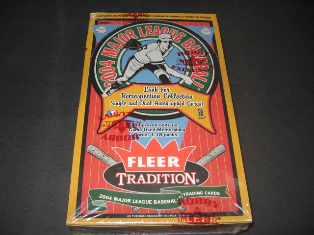 2004 Fleer Tradition Baseball Box (Hobby)