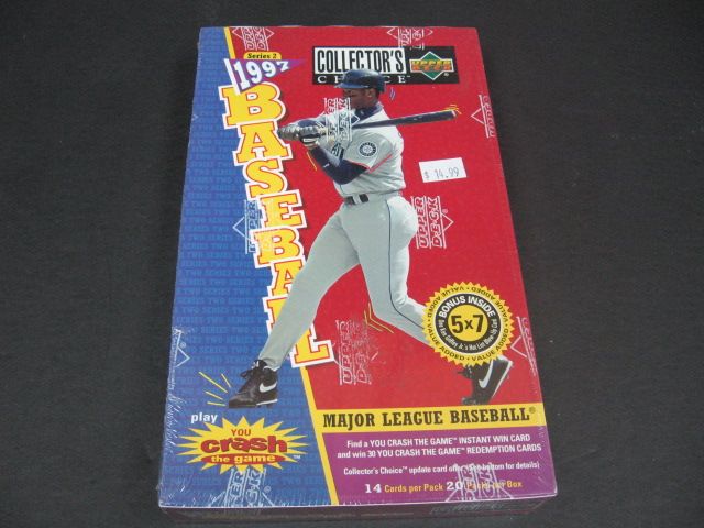 1997 Upper Deck Collector's Choice Baseball Series 2 Box (20/14)