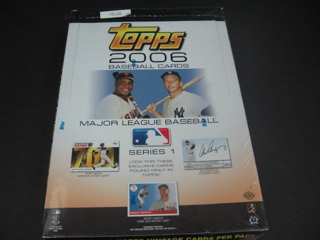 2006 Topps Baseball Series 1 Rack Box (Hobby)