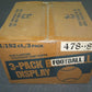 1980 Topps Football Wax Pack Rack Pack Case (192 Count)