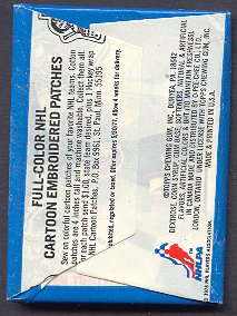 1976-77 Topps Hockey Unopened Wax Pack w- Trottier Back