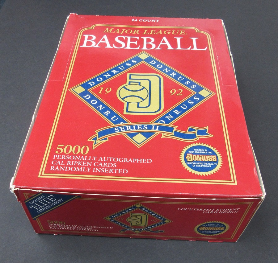 1992 Donruss Baseball Series 2 Rack Box