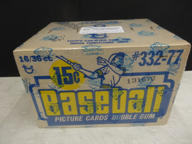 1977 Topps Baseball Unopened Wax Case (16 Box) (Sealed)