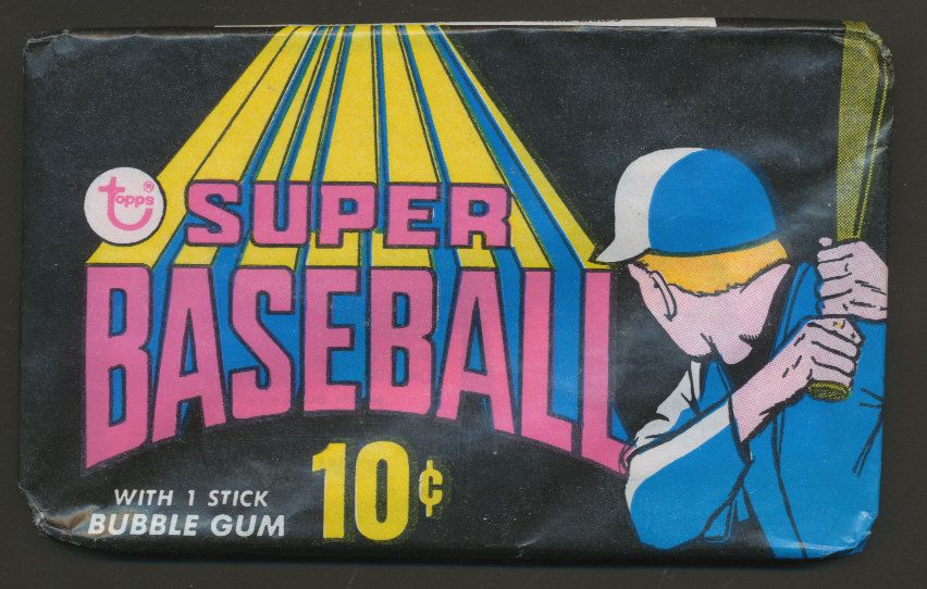 1971 Topps Baseball Unopened Super Wax Pack
