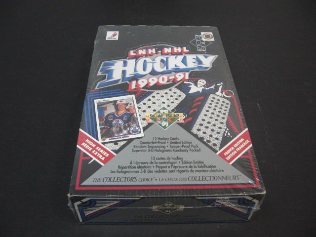 1990/91 Upper Deck Hockey High Series Box (French)