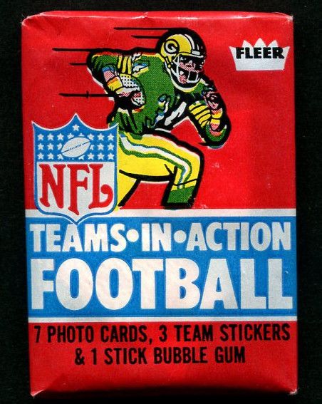 1980 Fleer Football Unopened Wax Pack