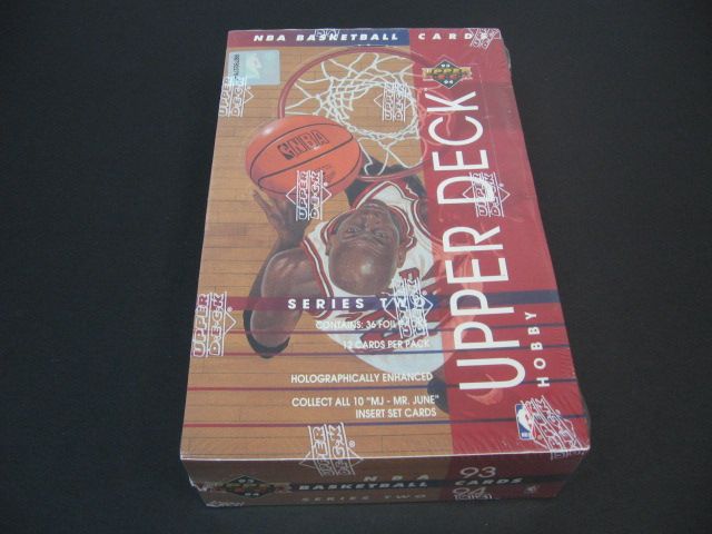 1993/94 Upper Deck Basketball Series 2 Box (Hobby)