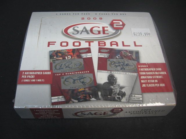 2008 Sage Autographed Football Series 2 Box
