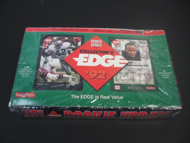 1992 Collectors Edge Football Rookie Update Box