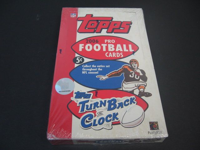 2006 Topps Football Turn Back The Clock Box