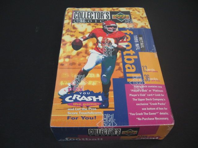 1995 Upper Deck Collector's Choice Football Box (Retail) (36/12)