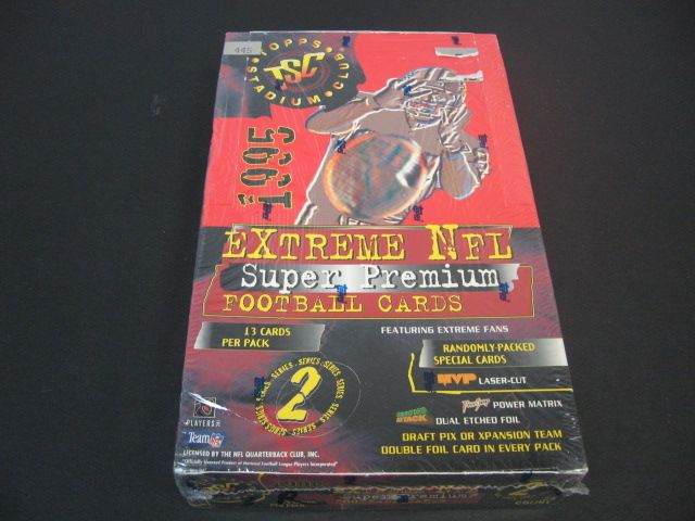 1995 Topps Stadium Club Football Series 2 Box (Retail)
