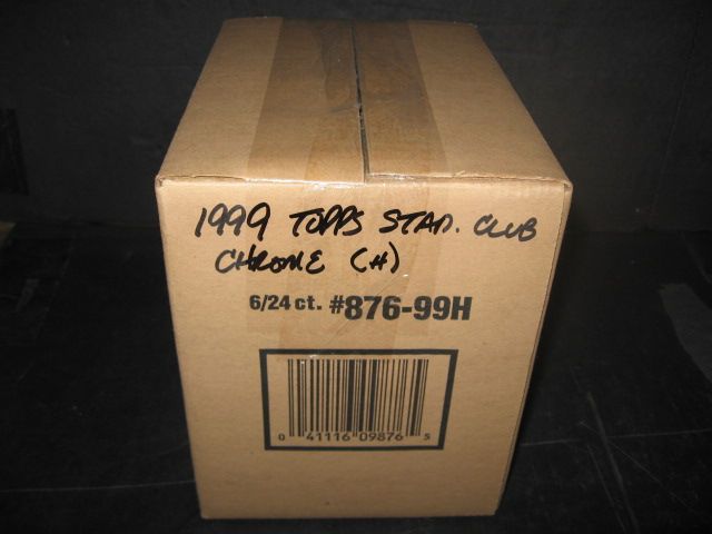 1999 Topps Stadium Club Chrome Football Case (Hobby) (6 Box)