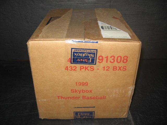 1999 Skybox Thunder Baseball Case (Hobby) (12 Box)