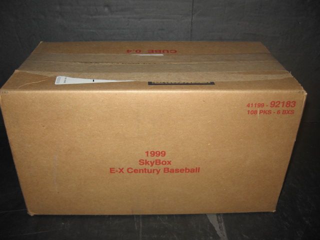1999 Skybox E-X Century Baseball Case (Hobby) (6 Box)