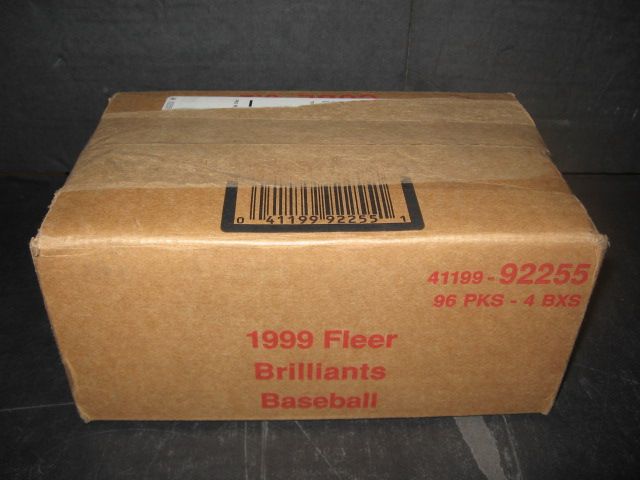 1999 Fleer Brilliants Baseball Case (Hobby) (4 Box)