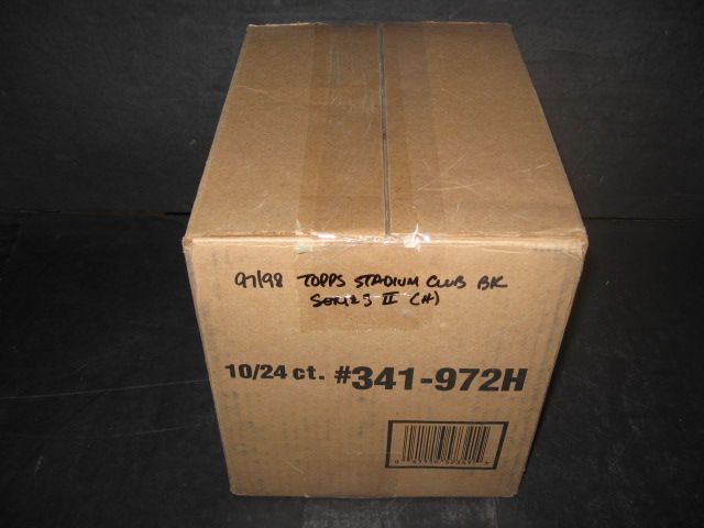 1997/98 Topps Stadium Club Basketball Series 2 Case (Hobby) (10 Box)