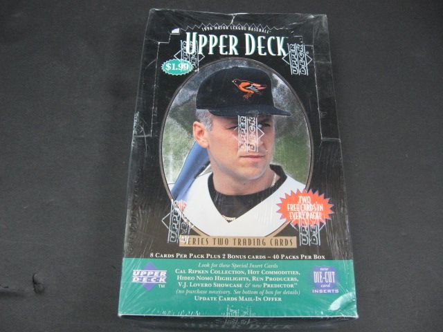 1996 Upper Deck Baseball Series 2 Box (Retail) (40/10)