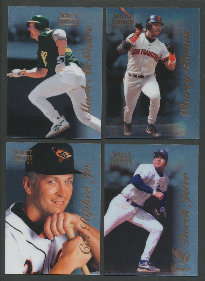 1996 Pinnacle Select Certified Baseball Complete Set (144) NM/MT MT