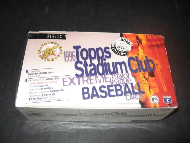 1996 Topps Stadium Club Baseball Series 1 Jumbo Box (Hobby)