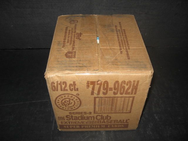 1996  Topps Stadium Club Baseball Series 2 Jumbo Case (Hobby) (6 Box)