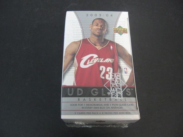 2003/04 Upper Deck Glass Basketball Mini Box