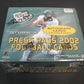 2002 Press Pass Football Hobby  Box