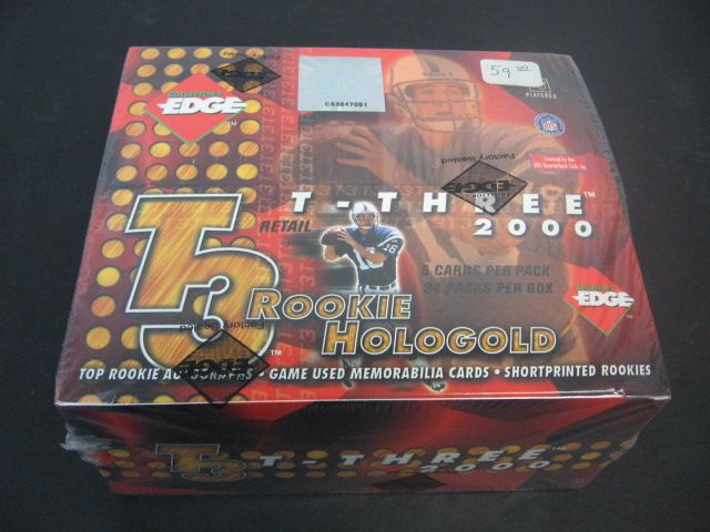 2000 Collectors Edge T3 Football Box (Retail)