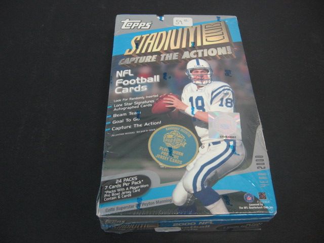 2000 Topps Stadium Club Football Box (Retail)