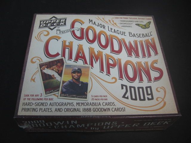 2009 Upper Deck Goodwin Champions Baseball Box (Hobby)