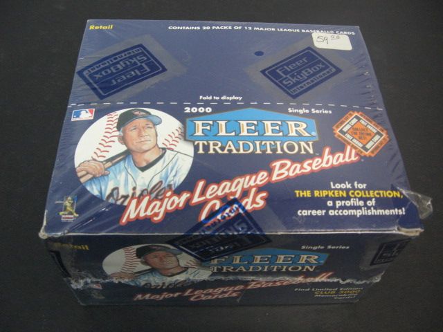 2000 Fleer Tradition Baseball Box (Retail)